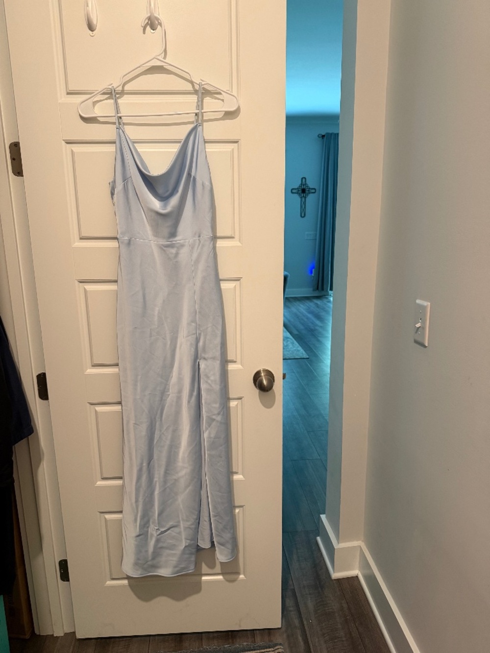 Birdy Grey Light Blue Formal Dress - Size XS